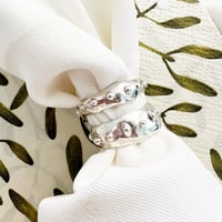 Image 2 of Hobnail Stacking Ring