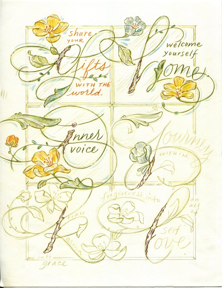 Flora & Francis Forest Script Exemplars v 2.0 / AnneElserShop