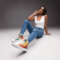 Image 2 of Surf's Up High Top Canvas Shoes