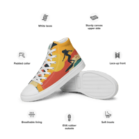 Image 10 of Surf's Up High Top Canvas Shoes