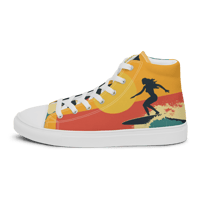 Image 13 of Surf's Up High Top Canvas Shoes