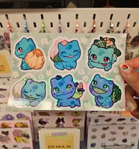 Dimsum Bulba Variations Waterproof Vinyl Stickers