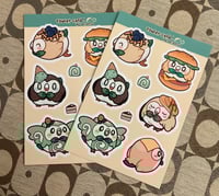 Image 1 of Rowlet Cafe 1 Vinyl Waterproof Stickers
