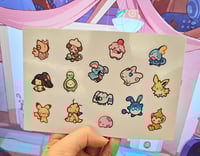 Image 3 of Blorbo 'mon Vinyl Waterproof Sticker Set 4