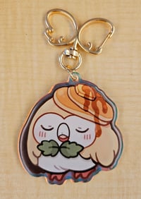 Image 3 of Dessert Rowlie Holographic Acrylic Keychains