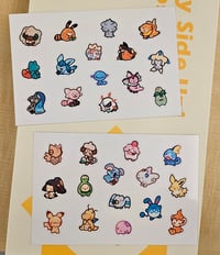 Image 4 of Blorbo 'mon Vinyl Waterproof Sticker Set 4