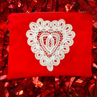 Image 3 of Heart Zipper Bags