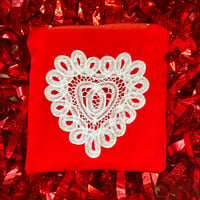 Image 1 of Heart Zipper Bags