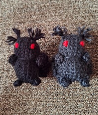 Image 1 of Tiny Mothman Plushies (Set of 2)