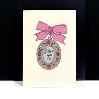 Image 1 of Brooch I Love You Card