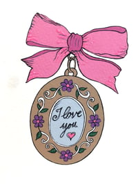 Image 2 of Brooch I Love You Card