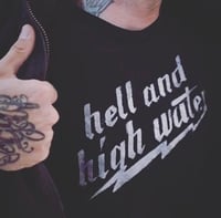 Image 2 of Men's Hell and High Water Logo Tee