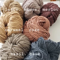 Image 4 of 100% Chunky cotton yarn, 1 hank 230 - 250 g aprox 8.1 - 8.9 oz hank, Ecofriendly - Soft