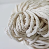 Image 4 of NEW chunky recycled cotton yarn from Argentina, 250 grams hank, available in different colors