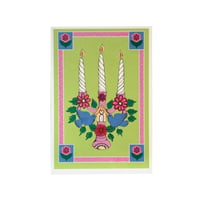 Image 1 of Candelabra Mexican Ornament Card