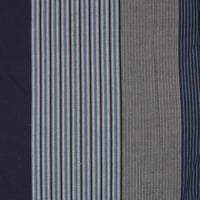 Image 3 of HANTEN YAKKO 60 SOUSHI SHIMA 60双糸縞 Bleu marine