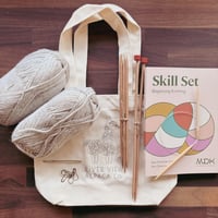 Image 1 of Learn to Knit Kit with Skill Set by MDK