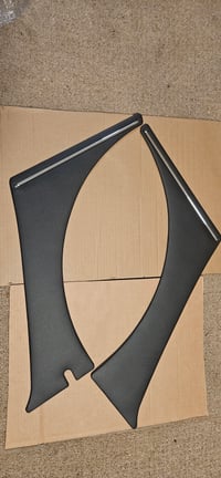 Image 1 of Inner dog leg trims - Set (L/R) - black 70-74 240z 260z 