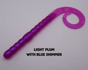 Image of 7.5" Curly Sue Worm (8pk) (Various Colors) Group 1