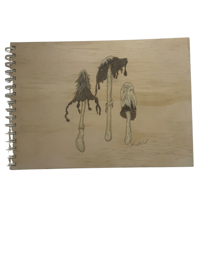 Image of Wooden Cover Sketch Book