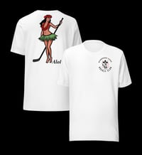 Image 3 of Hockey Hula aloha t-shirt