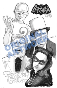 Original Art: Batman '66 Rogues Gallery 11x17