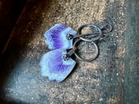 Image 7 of Amethyst Feather earrings. n1