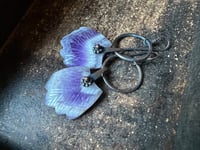 Image 10 of Amethyst Feather earrings. n1