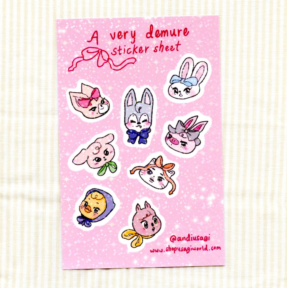 Image of Very Demure Sticker Sheet