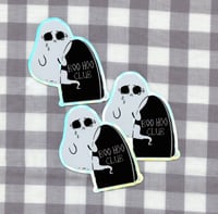 Image 1 of BooHoo Club Holographic Vinyl Sticker