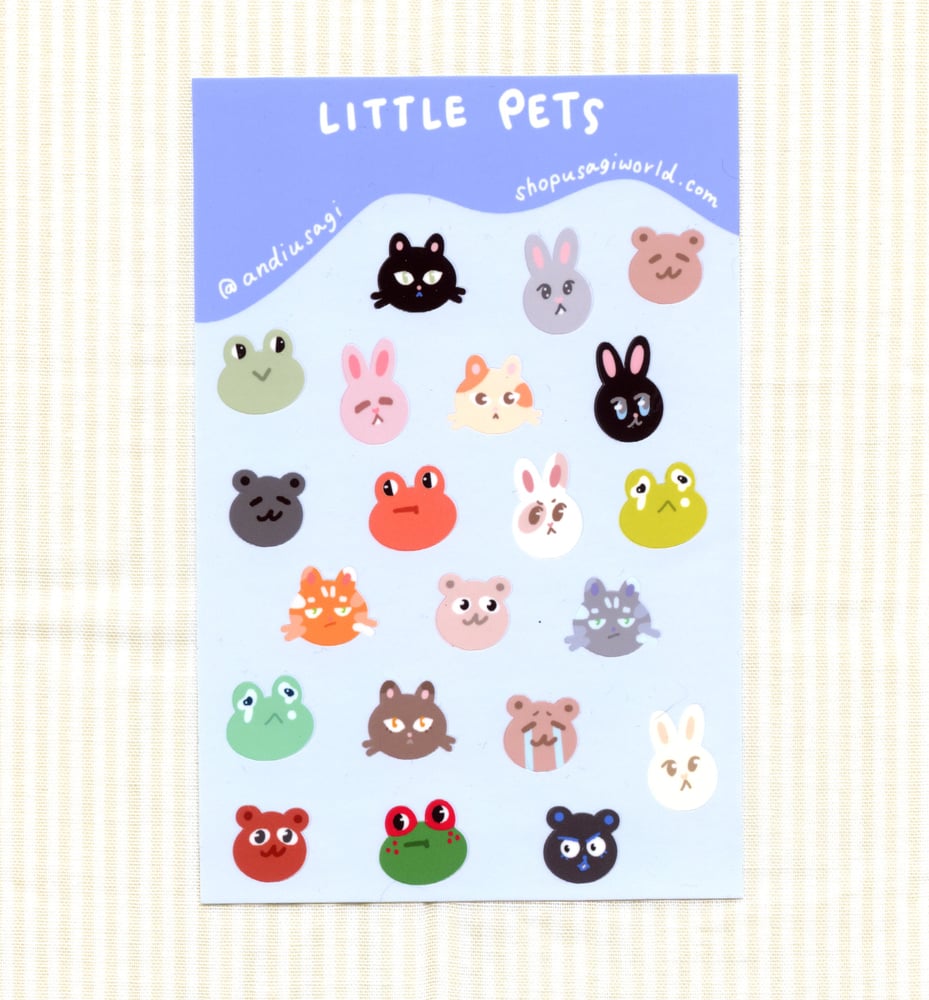 Image of Little Pets Sticker Sheet