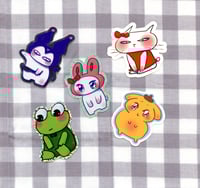 Image 1 of S@nri0 Scruffy Animal Stickers