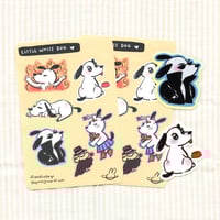Image 1 of Little White Dog Stickers
