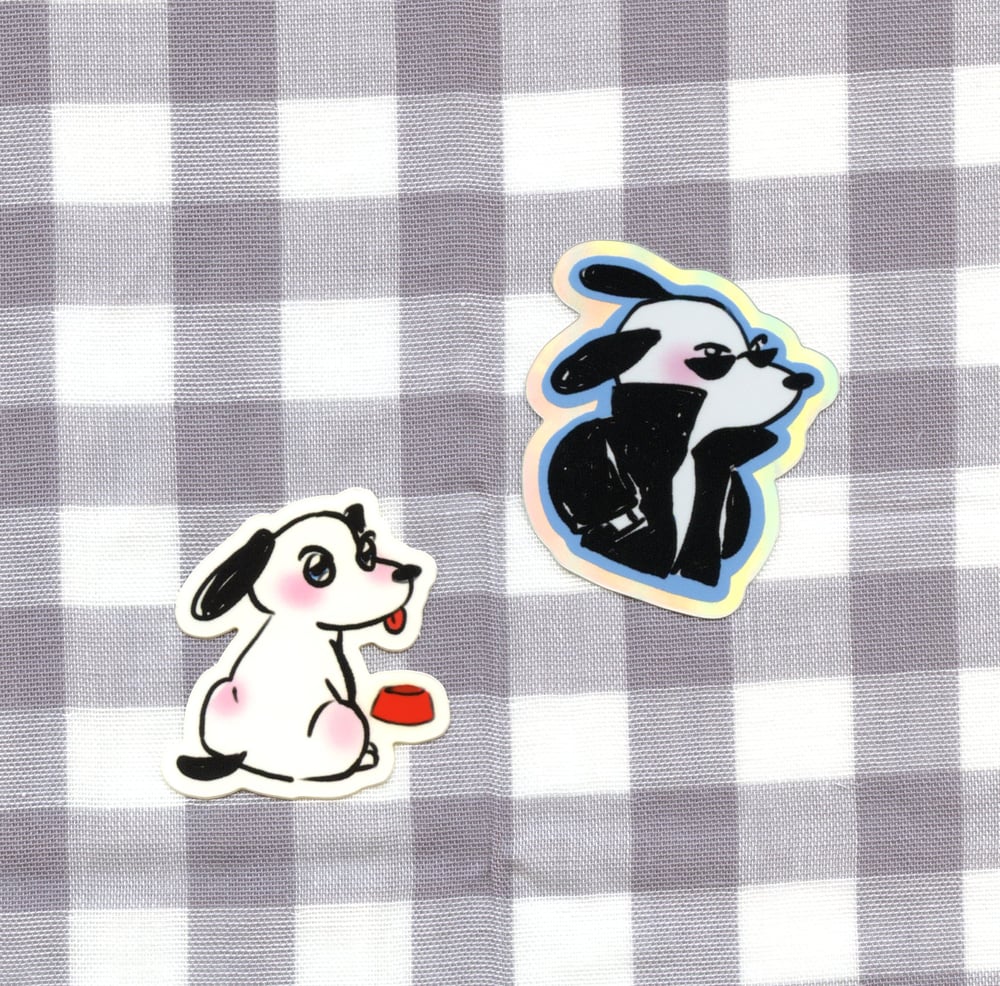 Image of Little White Dog Stickers