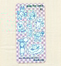 Image 1 of SKZoo Mini World Sticker Sheet