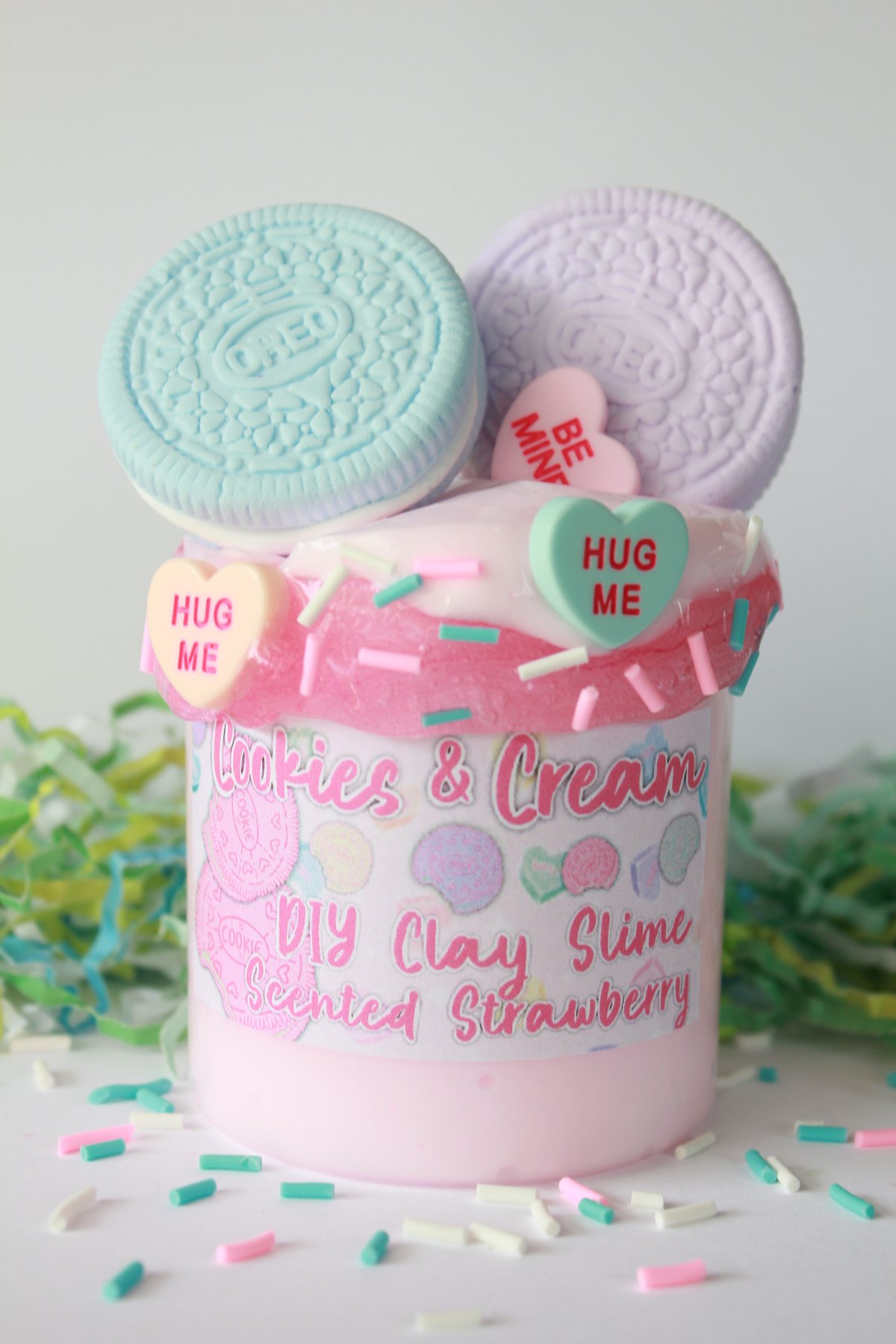 Image of DIY Clay Cookies & Cream Slime