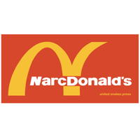 NARCDONALD’S BUMPER STICKER