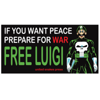 FREE LUIGI BUMPER STICKER