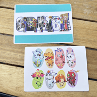 Image 2 of Digimon Adventure Odaiba Postcard Print