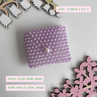Image 3 of lavender pearl purse