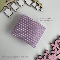 Image 2 of lavender pearl purse