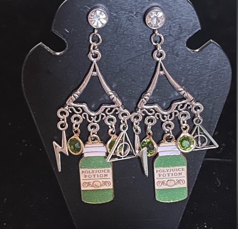 Image of  Harry Potter polyjuice potion earrings