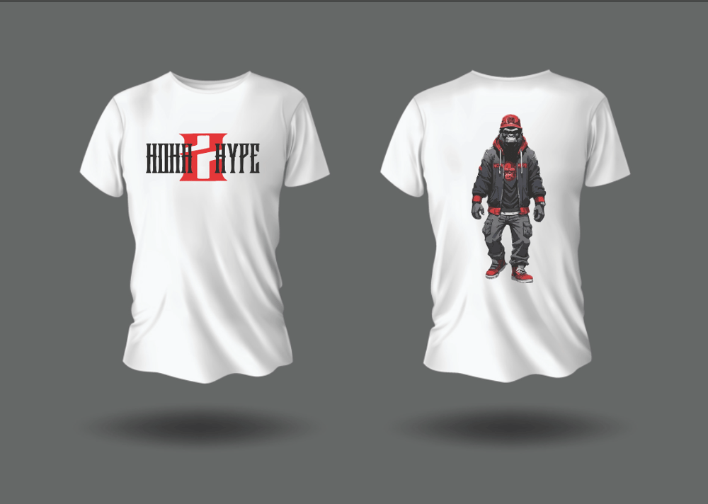 Image of White Gangsta Gorilla Tee