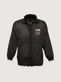 Image 1 of Blank Windbreaker: Black