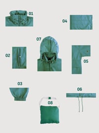 Image 2 of Blank Windbreaker: Black