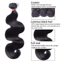Image 3 of Super Virgin Rue by Raw Hair Guru Super long Brazilian  human Hair 100G   10-60 inches ( Straight) 