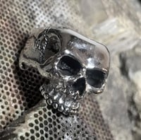Image 2 of Skull Ring 1, Hand Made, Silver