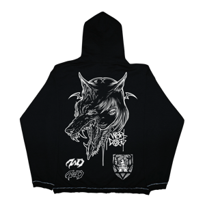Image of DEATHTOUCH COLLAR HOODIE