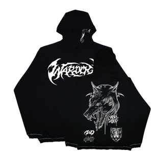 Image of DEATHTOUCH COLLAR HOODIE