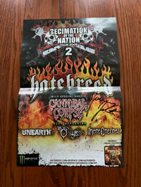 2009 TOUR POSTER SIGNED BY JAMEY JASTA